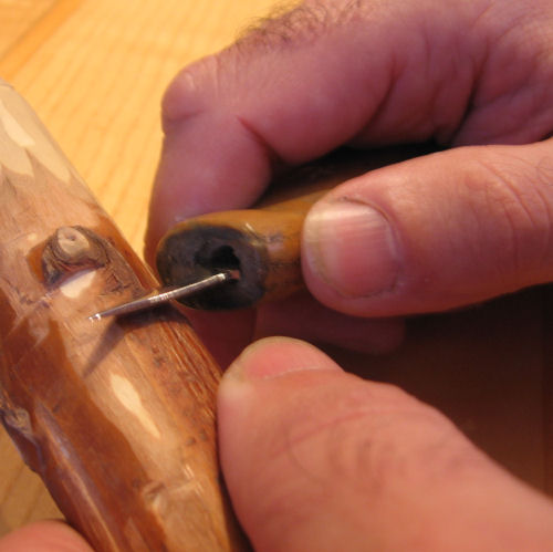 Volledig handwerk! Huotsnijden, afwerking altijd met het mes